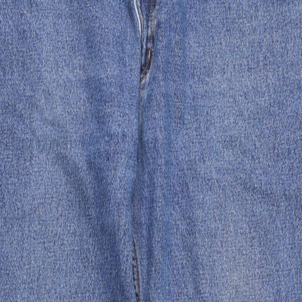 George Mens Blue  Denim Straight Jeans Size 38 in L29 in