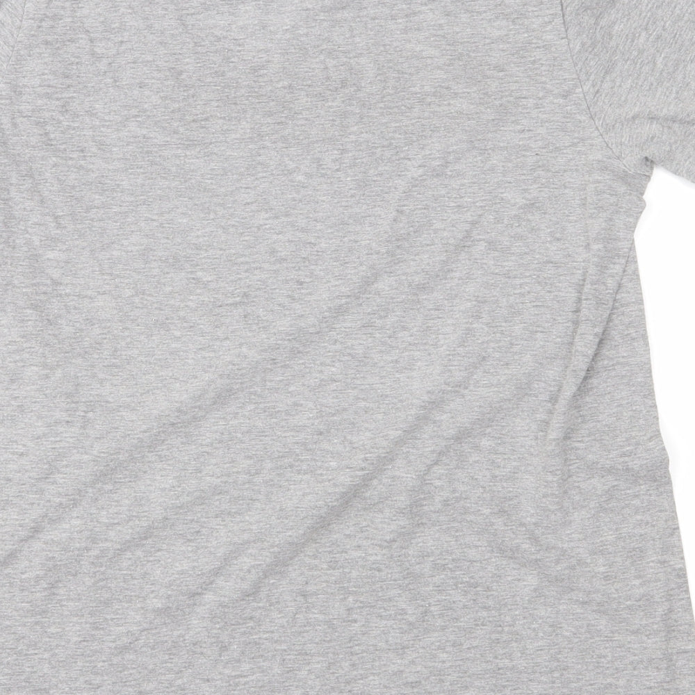 Nike Womens Grey  Jersey Basic T-Shirt Size M