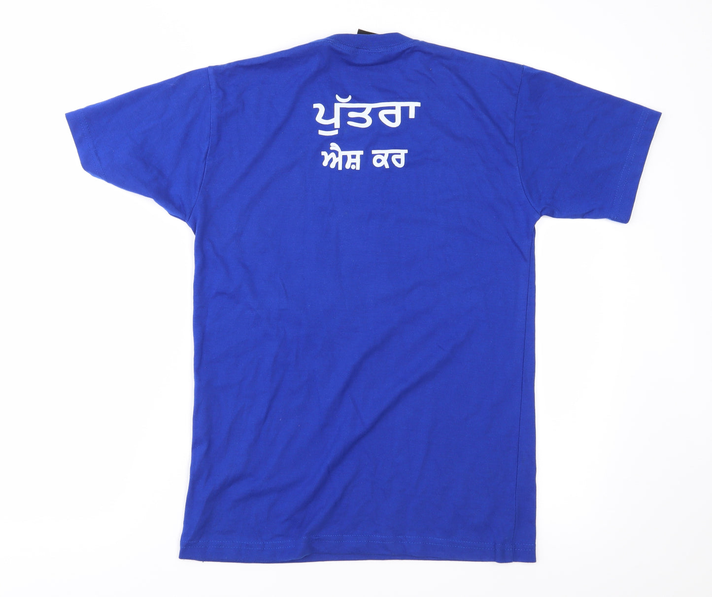 Creative Fashion Mens Blue  Jersey  T-Shirt Size M