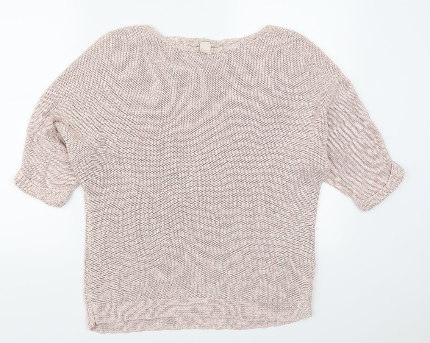 H&M Womens Pink   Pullover Jumper Size S