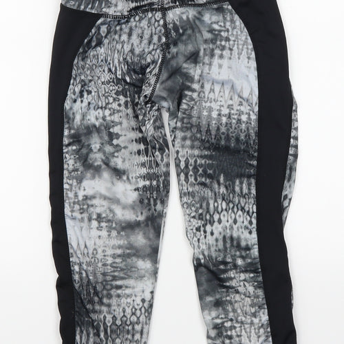 Atmosphere Womens Grey   Cropped Leggings Size 6 L19 in - Abstract