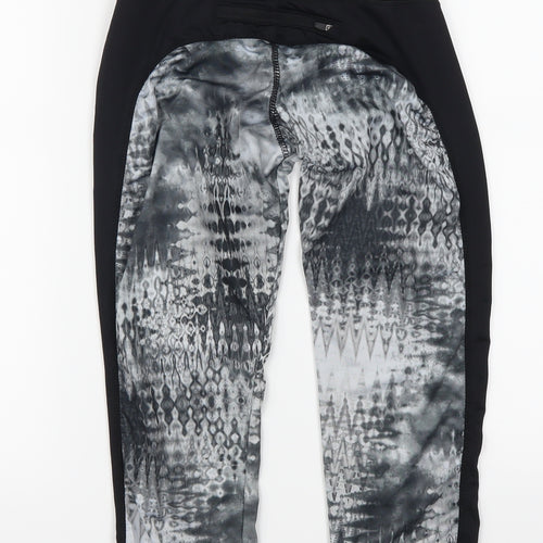 Atmosphere Womens Grey   Cropped Leggings Size 6 L19 in - Abstract