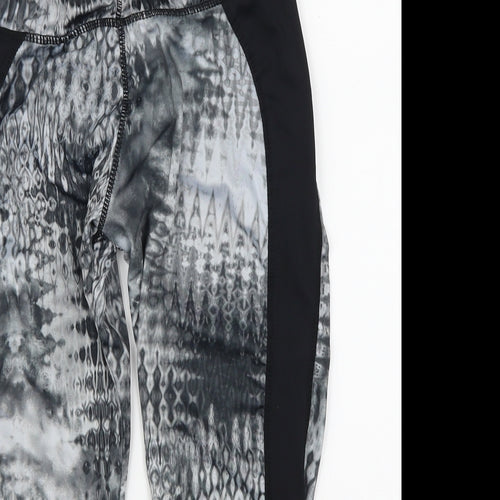 Atmosphere Womens Grey   Cropped Leggings Size 6 L19 in - Abstract