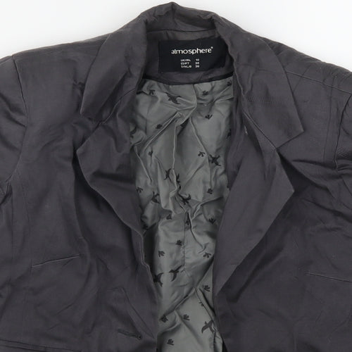 Atmosphere Womens Grey   Jacket Suit Jacket Size 10