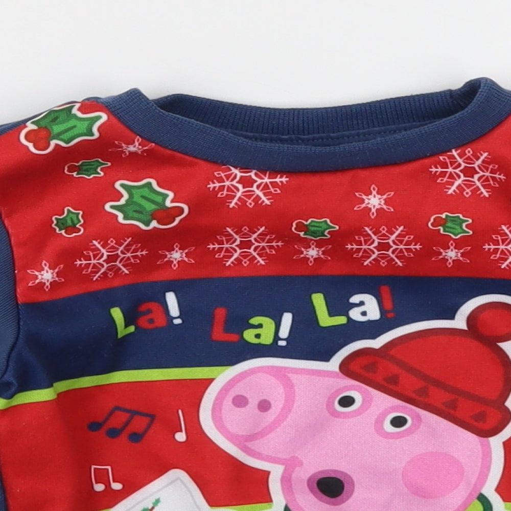 Peppa Pig Boys Blue   Basic T-Shirt Size 12-18 Months  - Peppa Pig