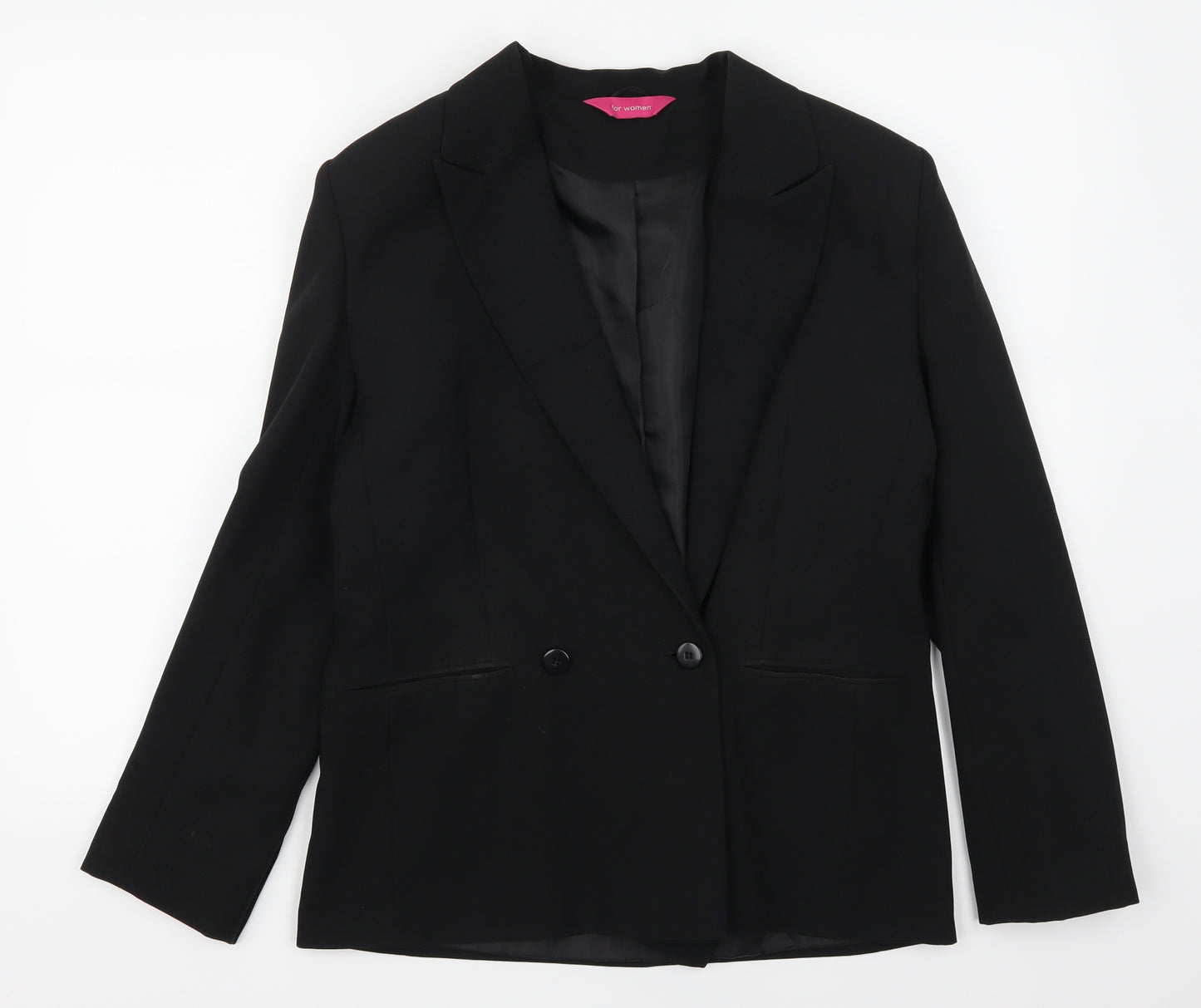 For Women Womens Black   Jacket Suit Jacket Size 12