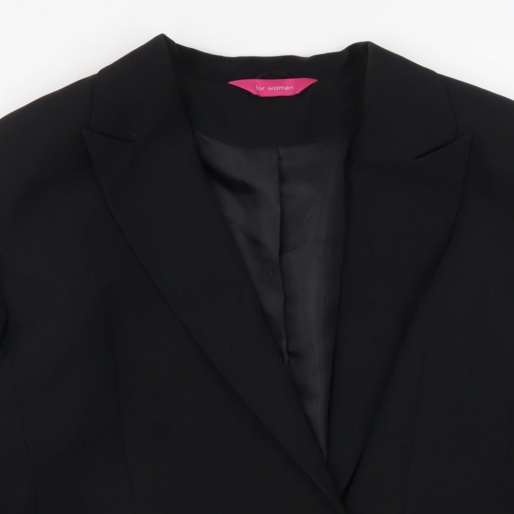 For Women Womens Black   Jacket Suit Jacket Size 12