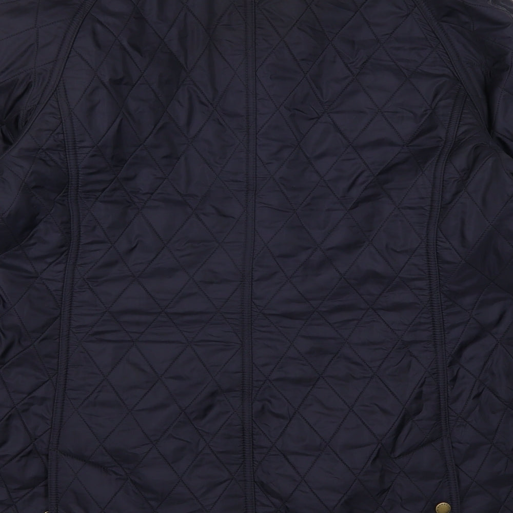 Barbour Womens Blue   Quilted Coat Size 16
