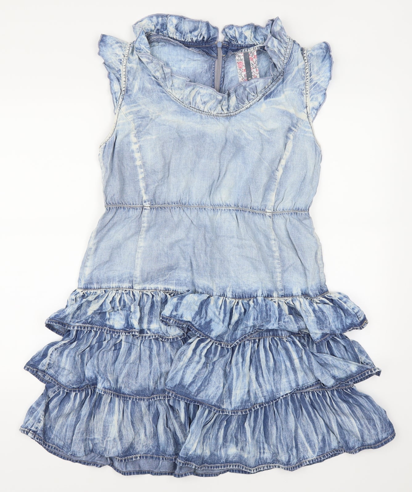 NEXT Womens Blue  Denim Skater Dress  Size 10