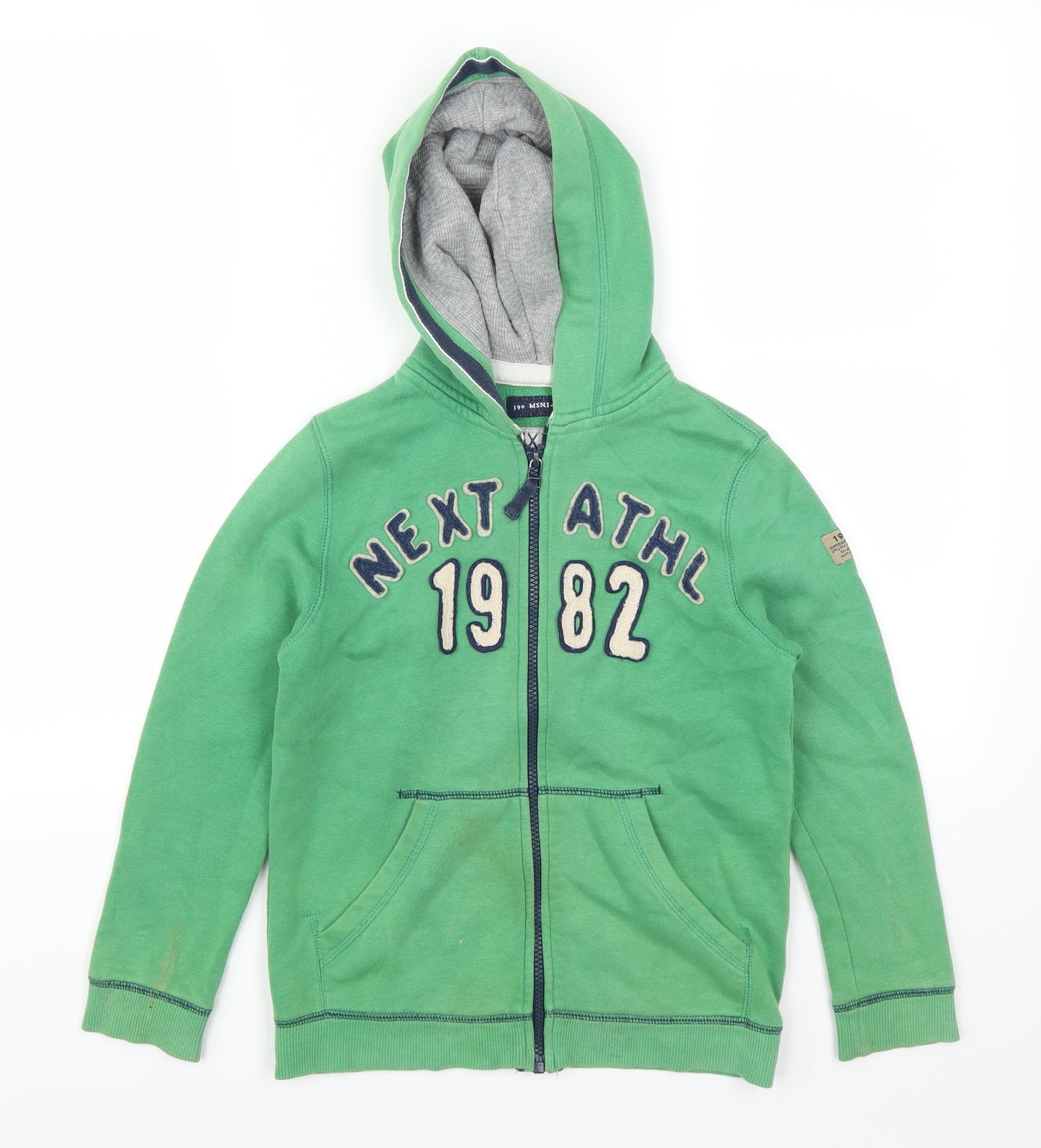 NEXT Boys Green   Full Zip Hoodie Size 8 Years