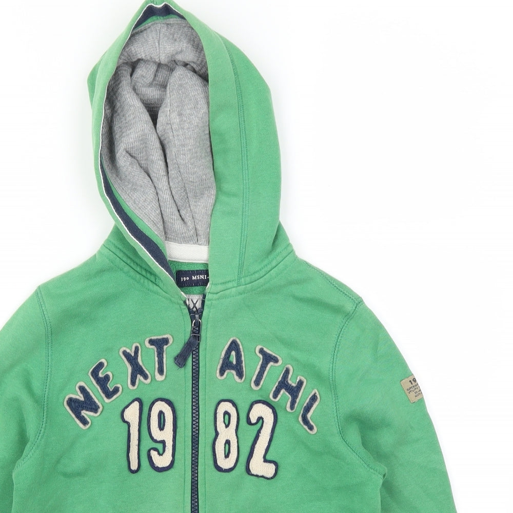 NEXT Boys Green   Full Zip Hoodie Size 8 Years