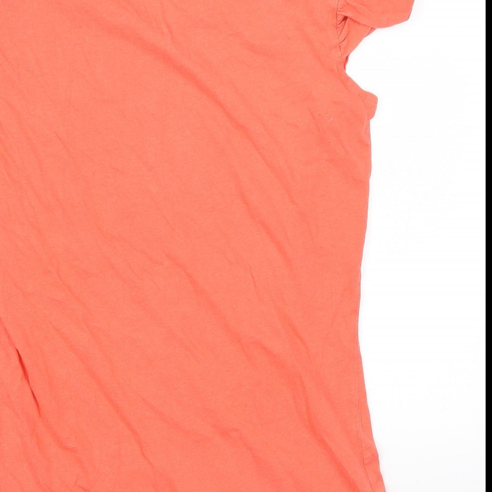 F&F Womens Pink   Basic T-Shirt Size 12  - Coral