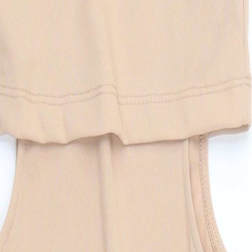 Topshop Womens Beige   Pencil Dress  Size 6
