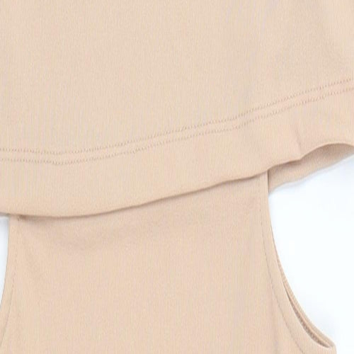 Topshop Womens Beige   Pencil Dress  Size 6
