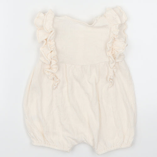 George Girls White   Leotard One-Piece Size 6-9 Months