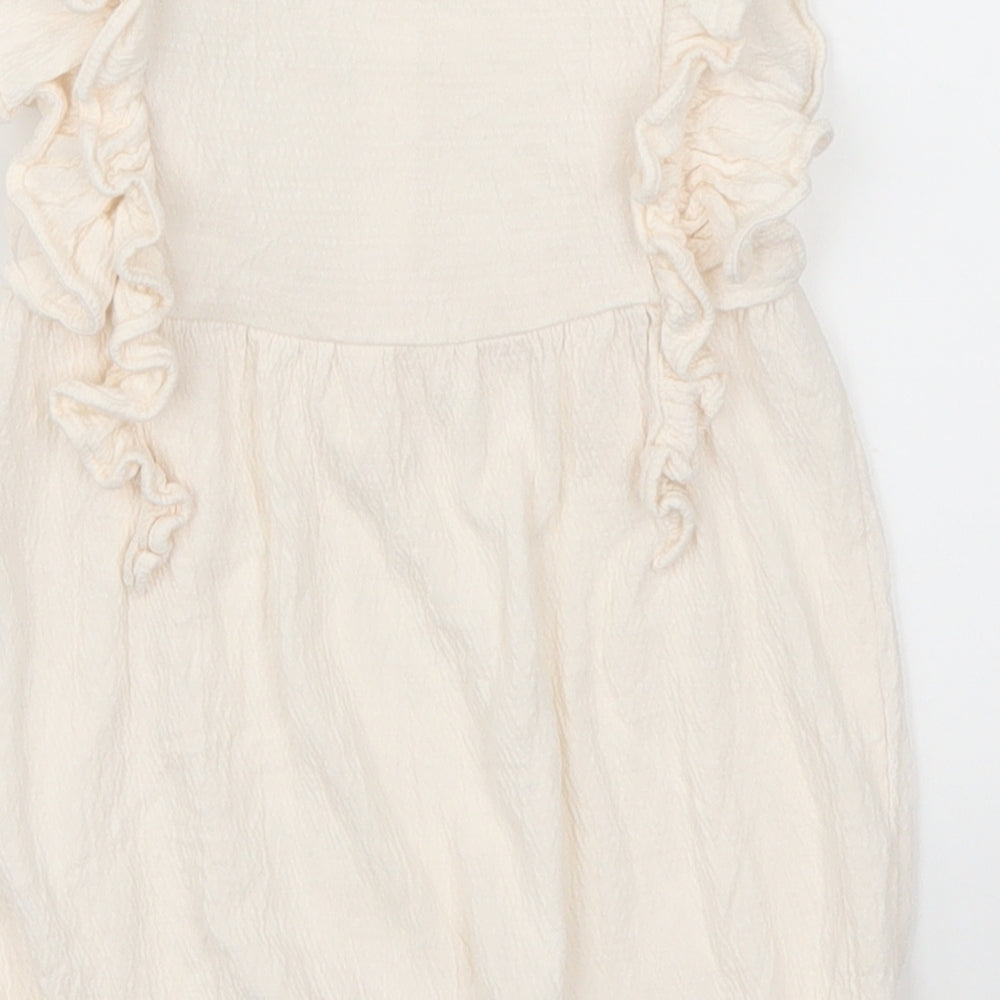 George Girls White   Leotard One-Piece Size 6-9 Months