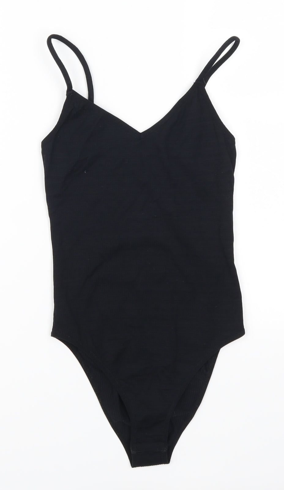 Topshop Womens Black   Bodysuit One-Piece Size 8
