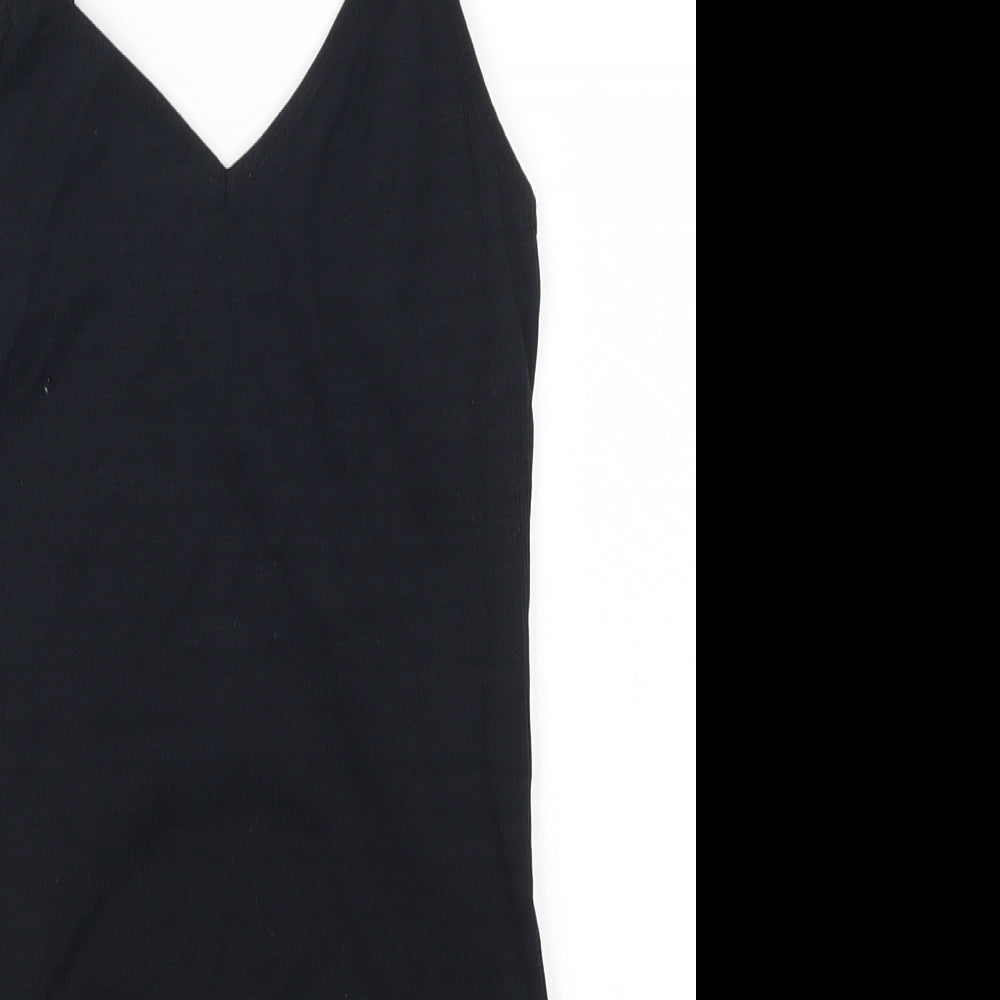 Topshop Womens Black   Bodysuit One-Piece Size 8