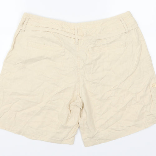NEXT Womens Beige   Sailor Shorts Size 14