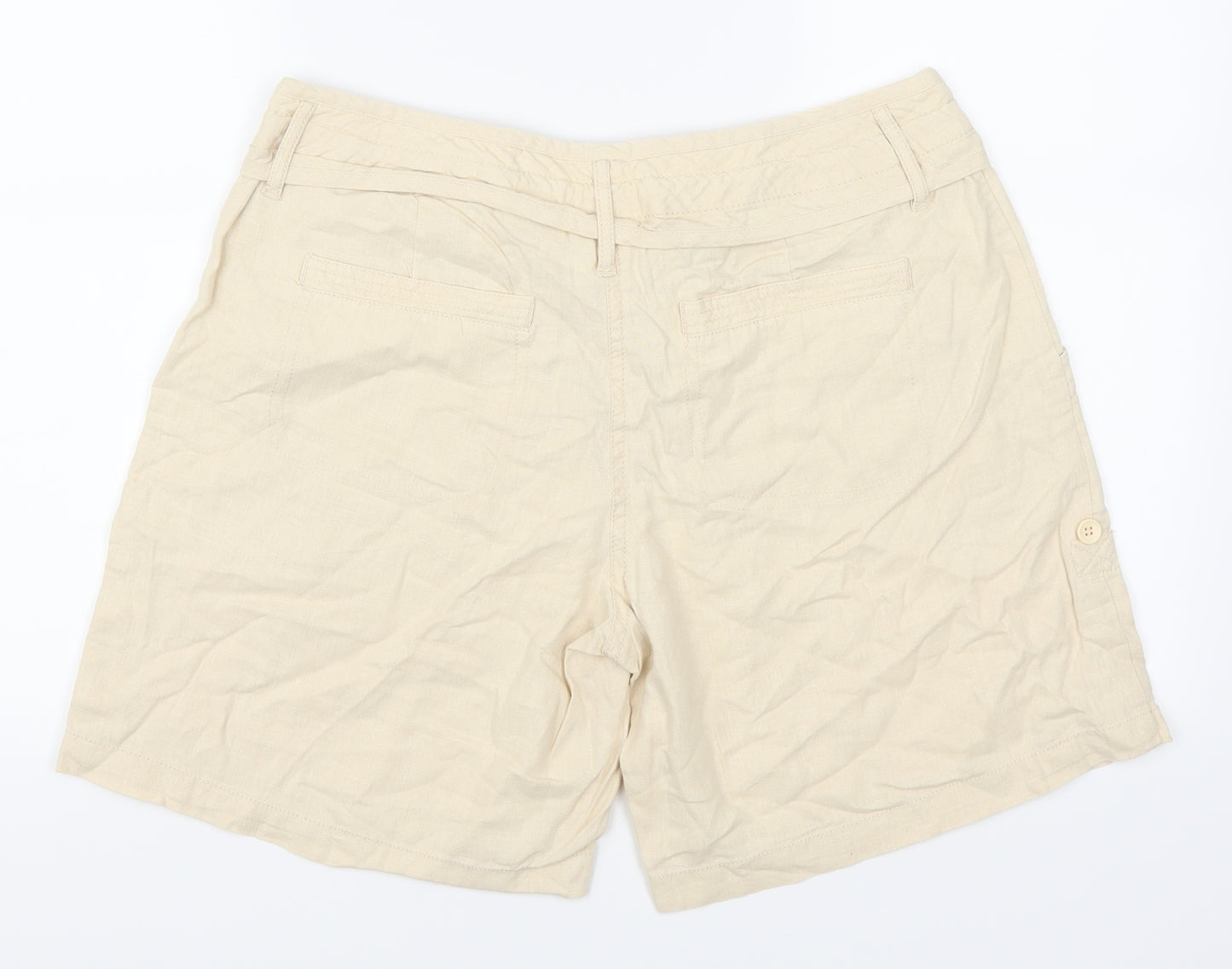 NEXT Womens Beige   Sailor Shorts Size 14