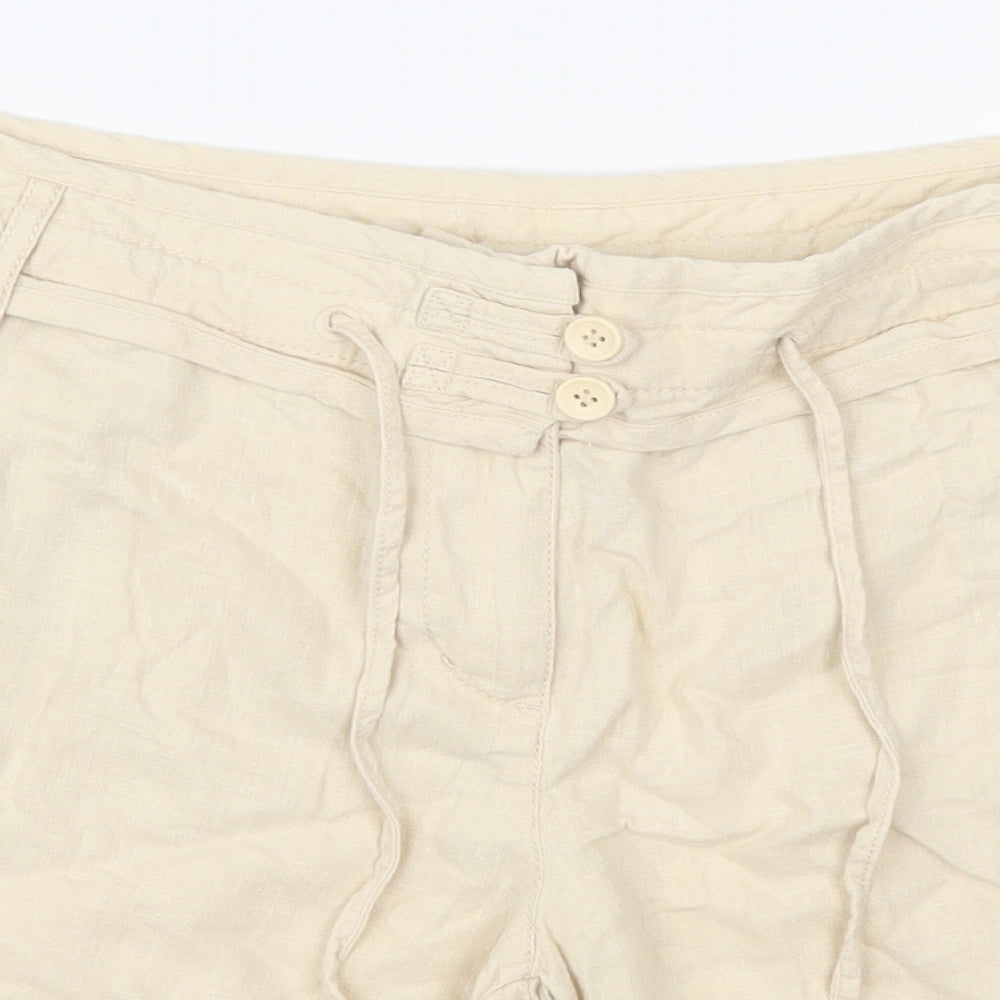 NEXT Womens Beige   Sailor Shorts Size 14