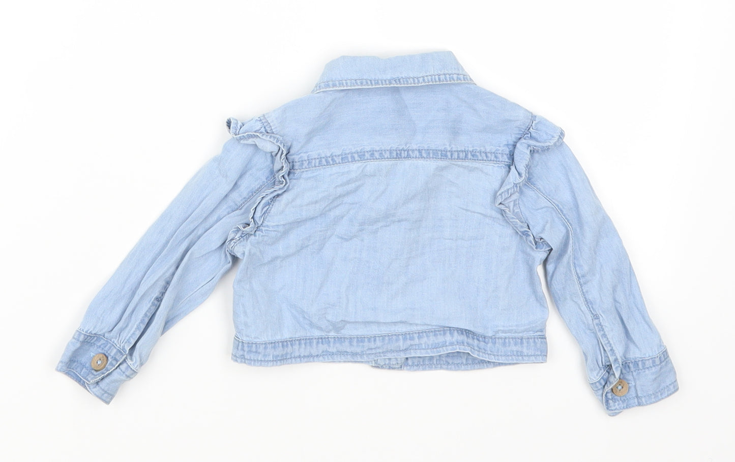 George Girls Blue  Denim Jacket  Size 6-9 Months