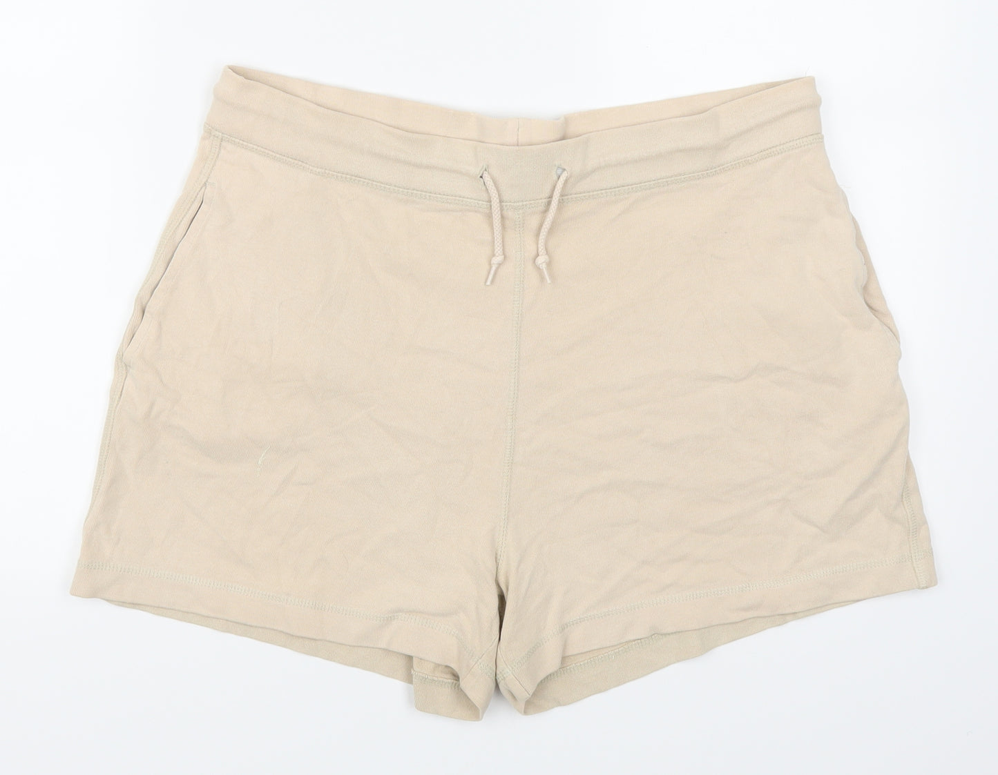 NC Sport Womens Beige   Sweat Shorts Size 14