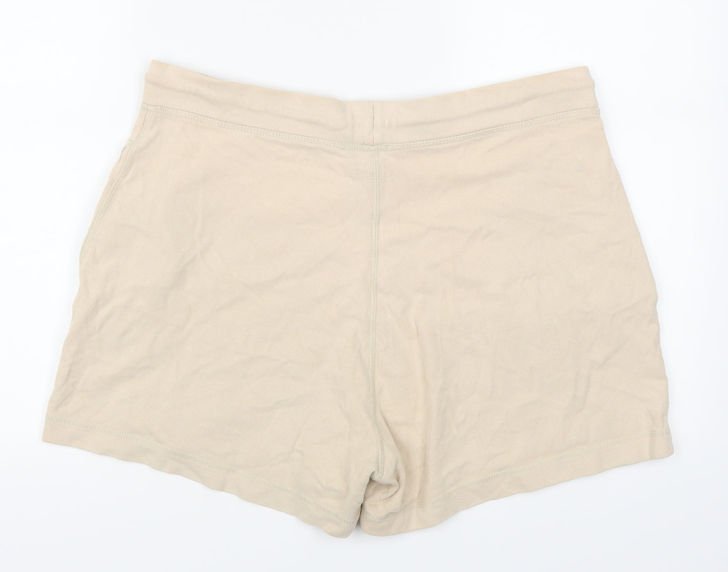 NC Sport Womens Beige   Sweat Shorts Size 14