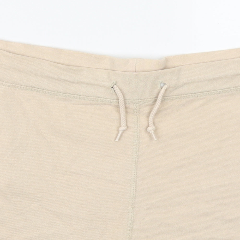 NC Sport Womens Beige   Sweat Shorts Size 14