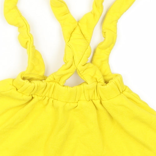 Mylene Klass Girls Yellow   Skater Skirt Size 12-18 Months
