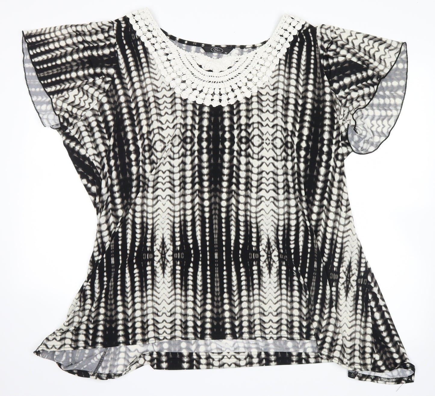 BM Womens Black   Basic Blouse Size 24