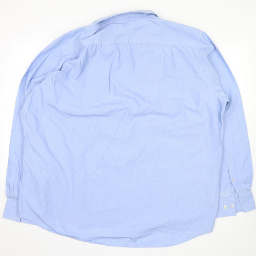 F&F Mens Blue    Dress Shirt Size 18