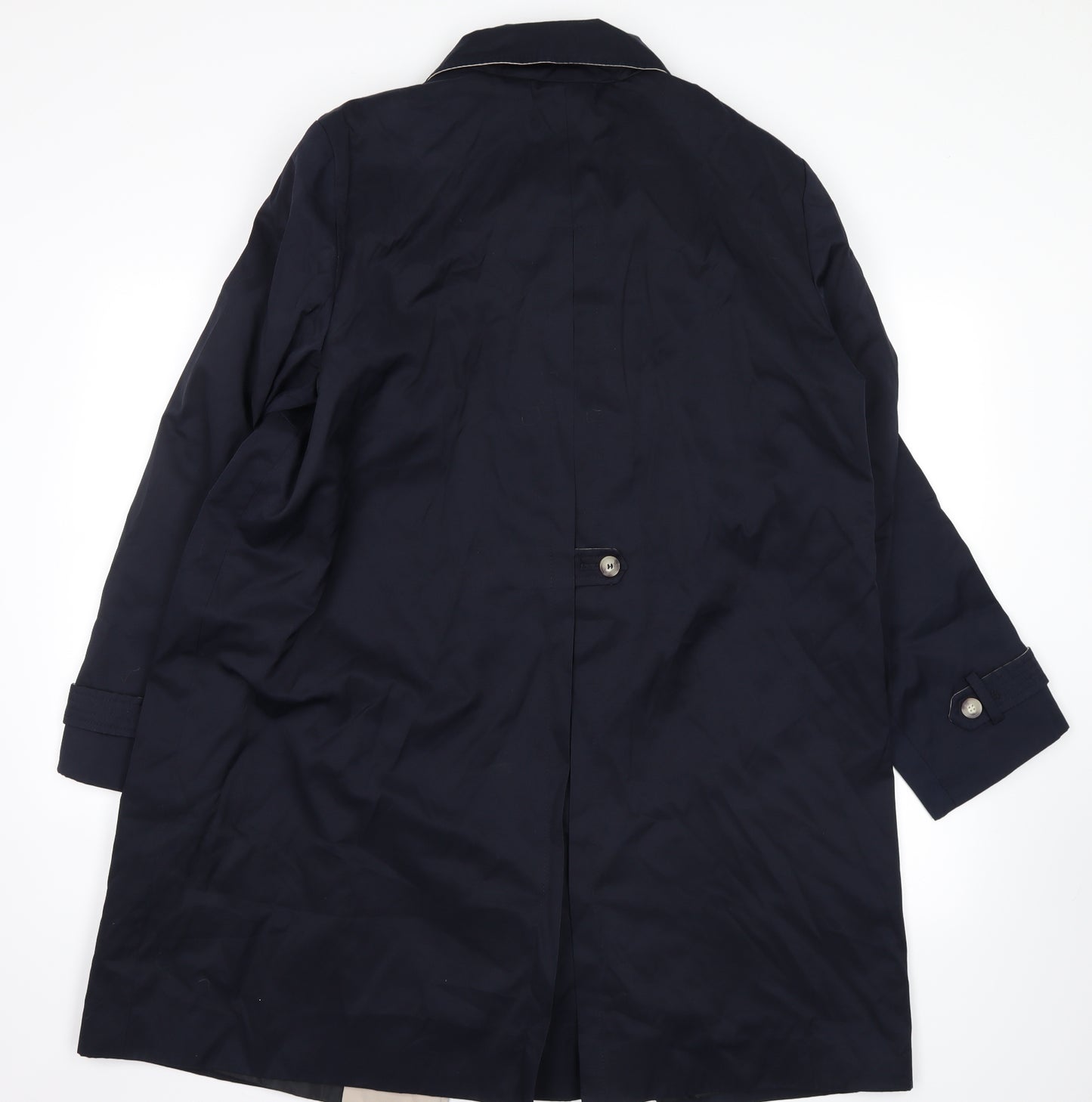 the collection Womens Blue   Trench Coat Coat Size 18