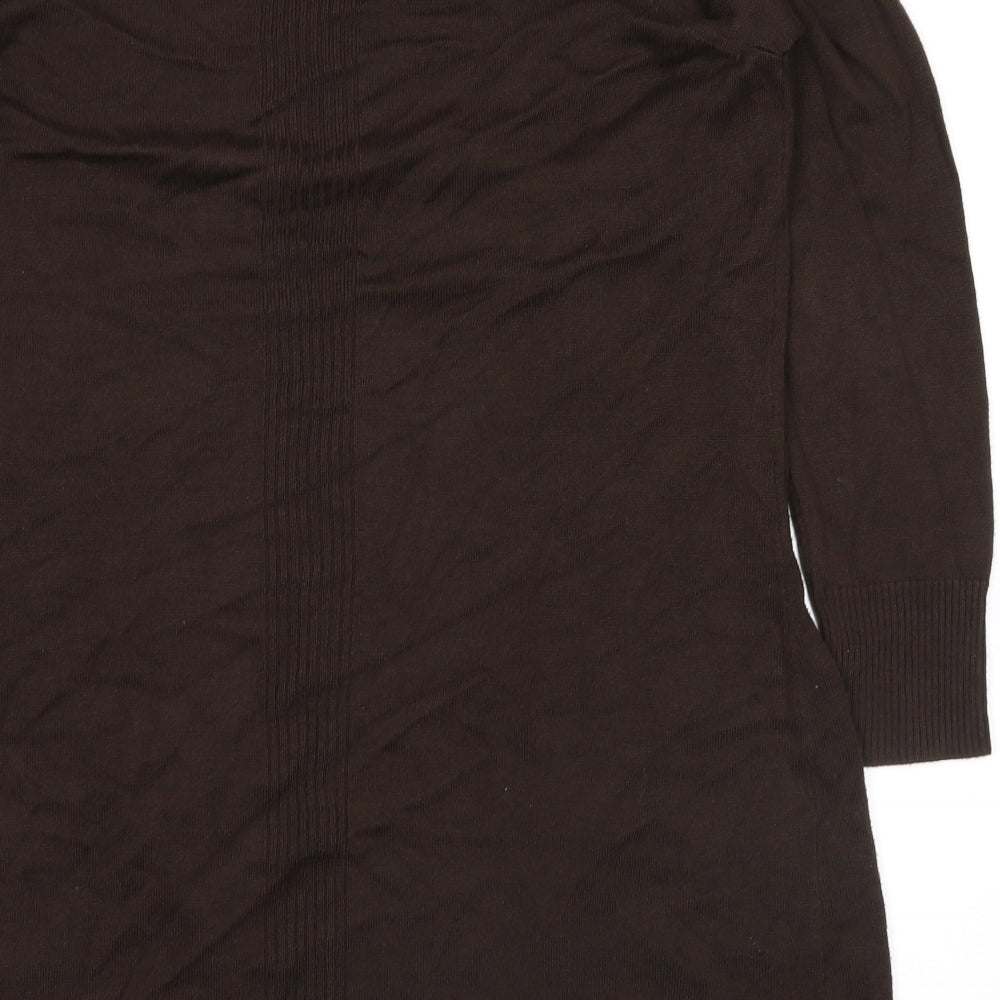 Per Una Womens Brown   Cardigan Jumper Size 16