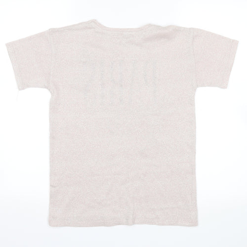 river isladn Girls Pink   Basic T-Shirt Size 9-10 Years  - paris