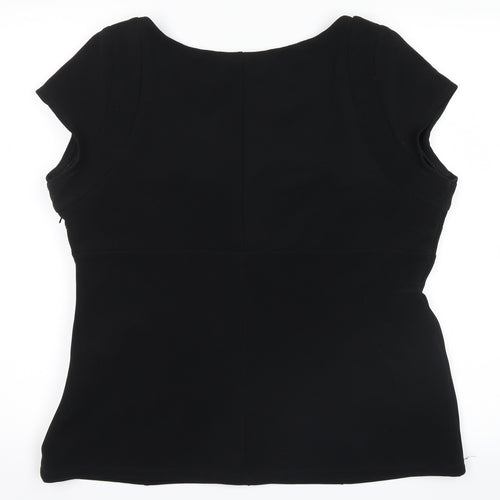 Wallis Womens Black   Basic Blouse Size 18