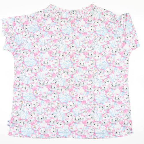 Disney Womens White   Top Pyjama Top Size XL  - Marie The Aristocats