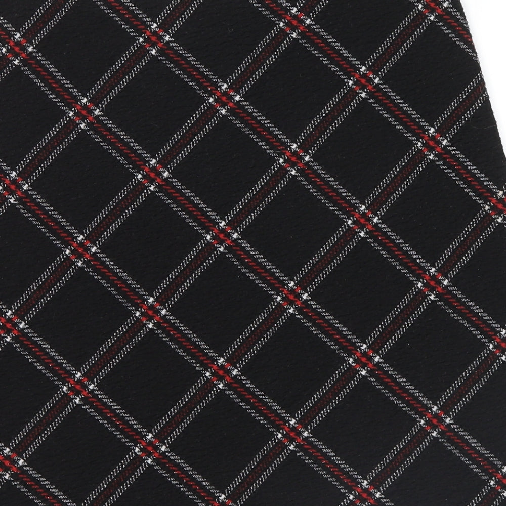 Papaya Womens Black Check  Flare Skirt Size 10