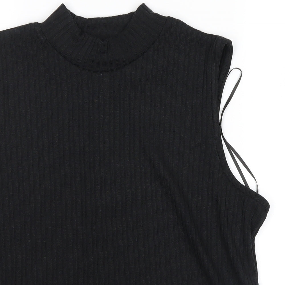 Marks and Spencer Womens Black   Basic Tank Size 14