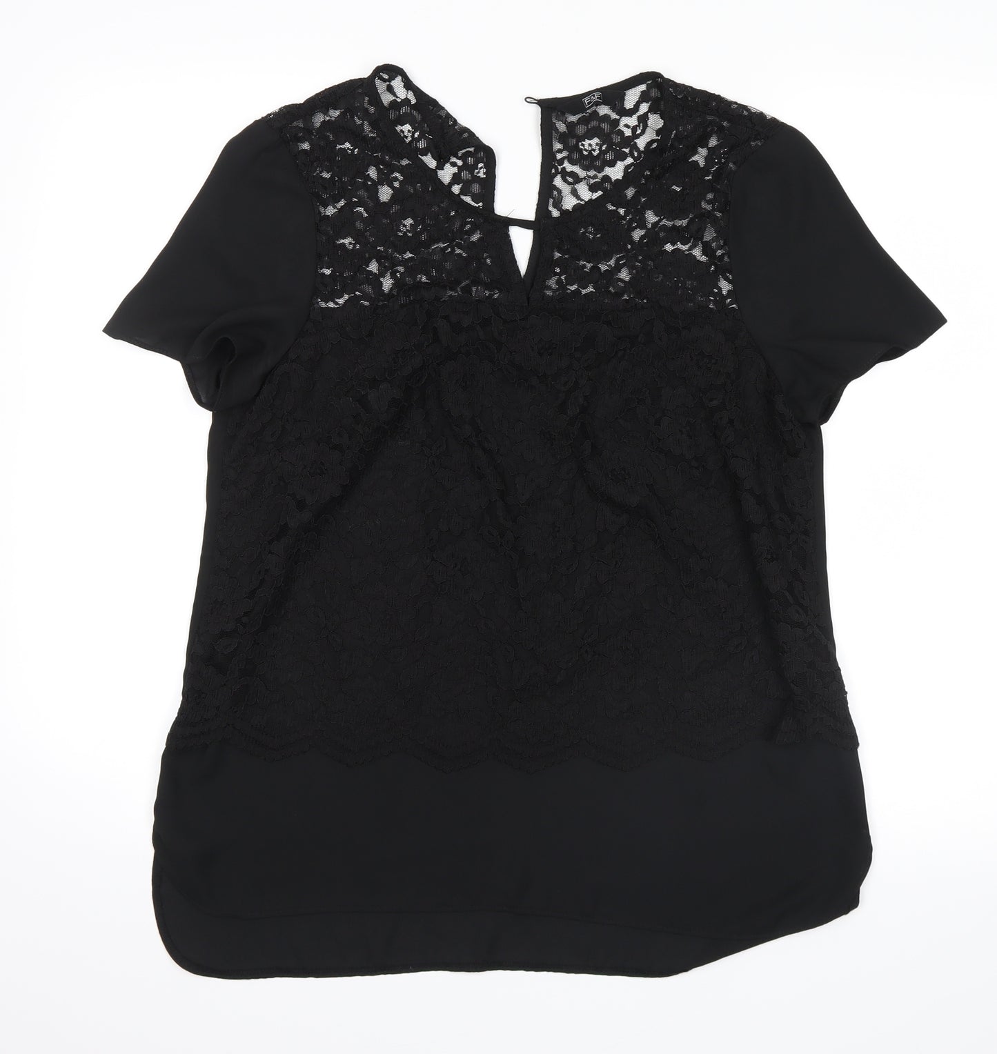 F&F Womens Black   Basic Blouse Size 12