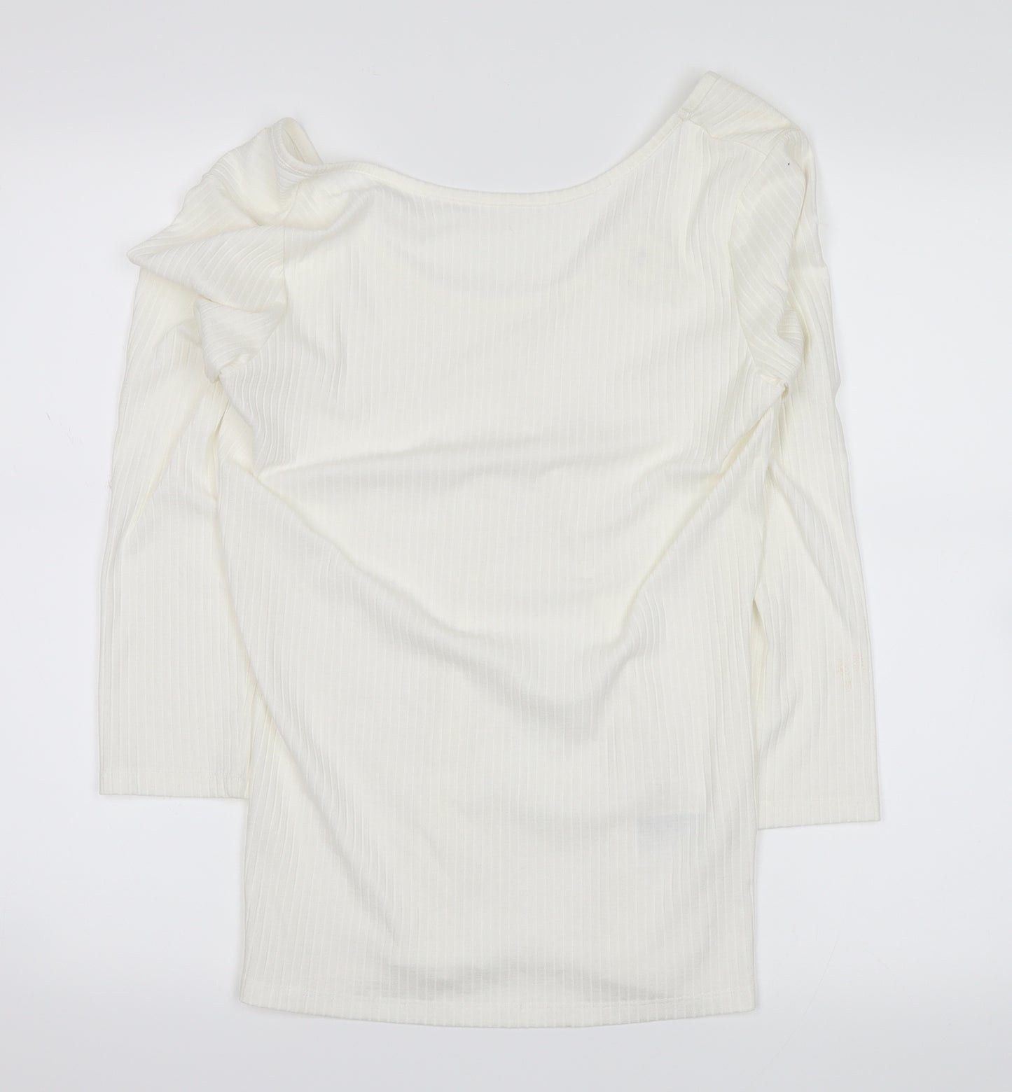 H&M Womens White   Pullover Jumper Size M