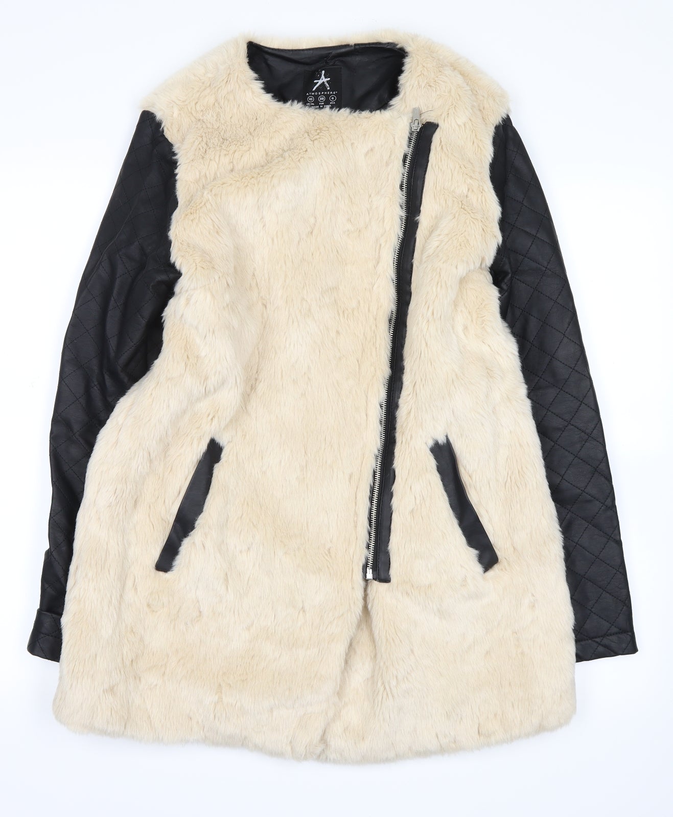 Atmosphere Womens Black   Jacket Coat Size 10