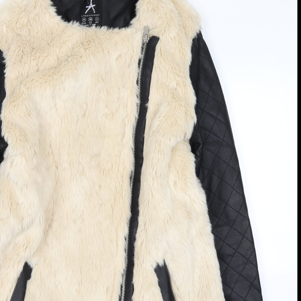 Atmosphere Womens Black   Jacket Coat Size 10