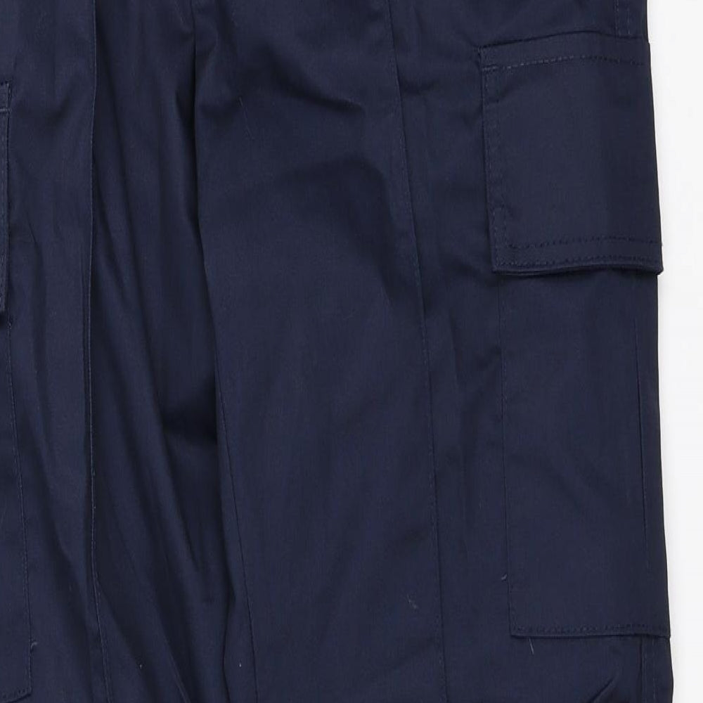 Uneek Mens Blue   Cargo Trousers Size 32 L32 in