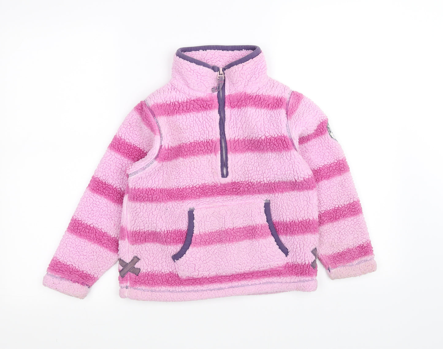 Lazy Jacks Girls Pink   Pullover Jumper Size 5-6 Years