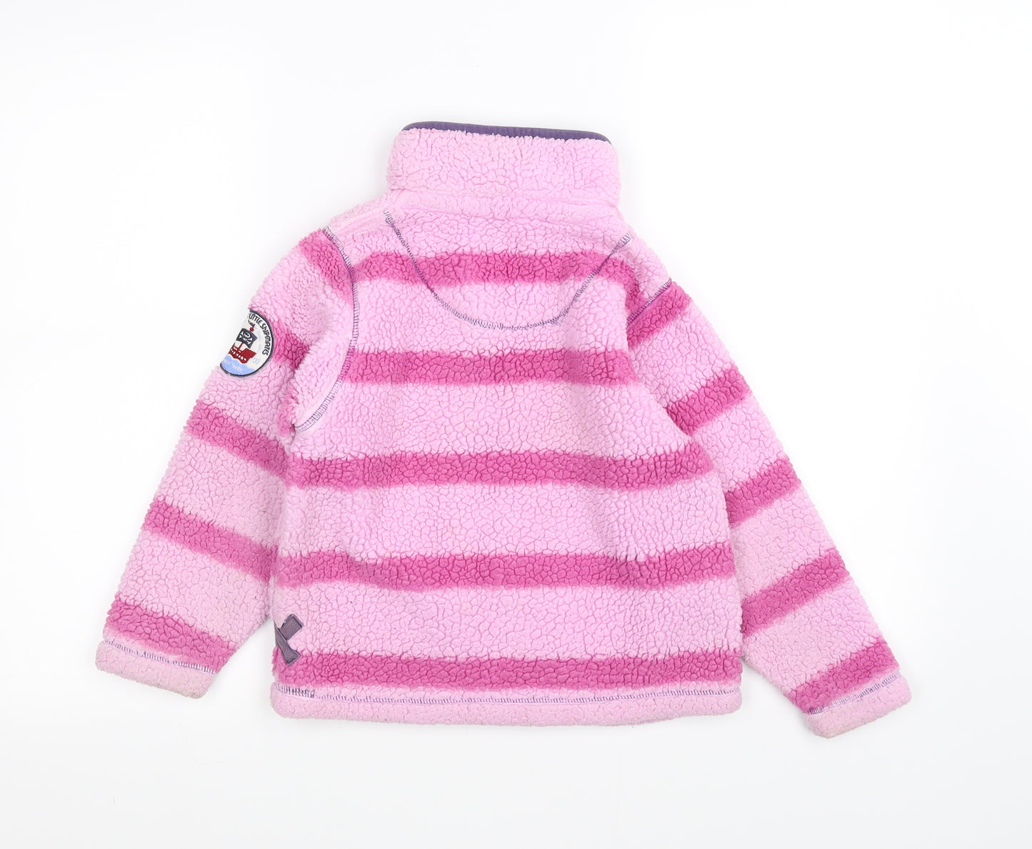 Lazy Jacks Girls Pink   Pullover Jumper Size 5-6 Years