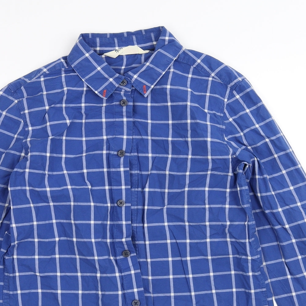 H&M Boys Blue   Basic Button-Up Size 12-13 Years