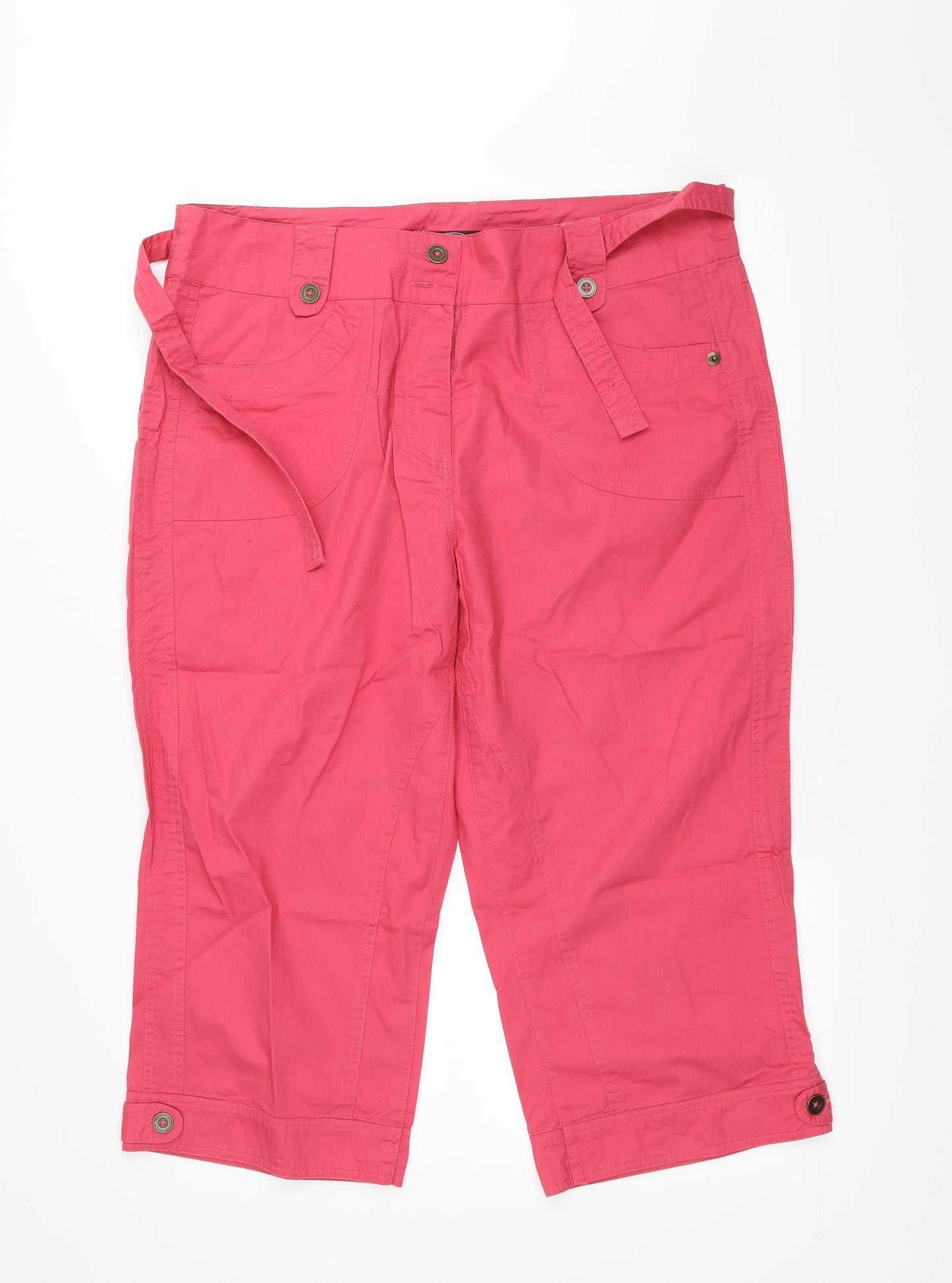 BM Womens Pink   Trousers  Size 18 L20 in