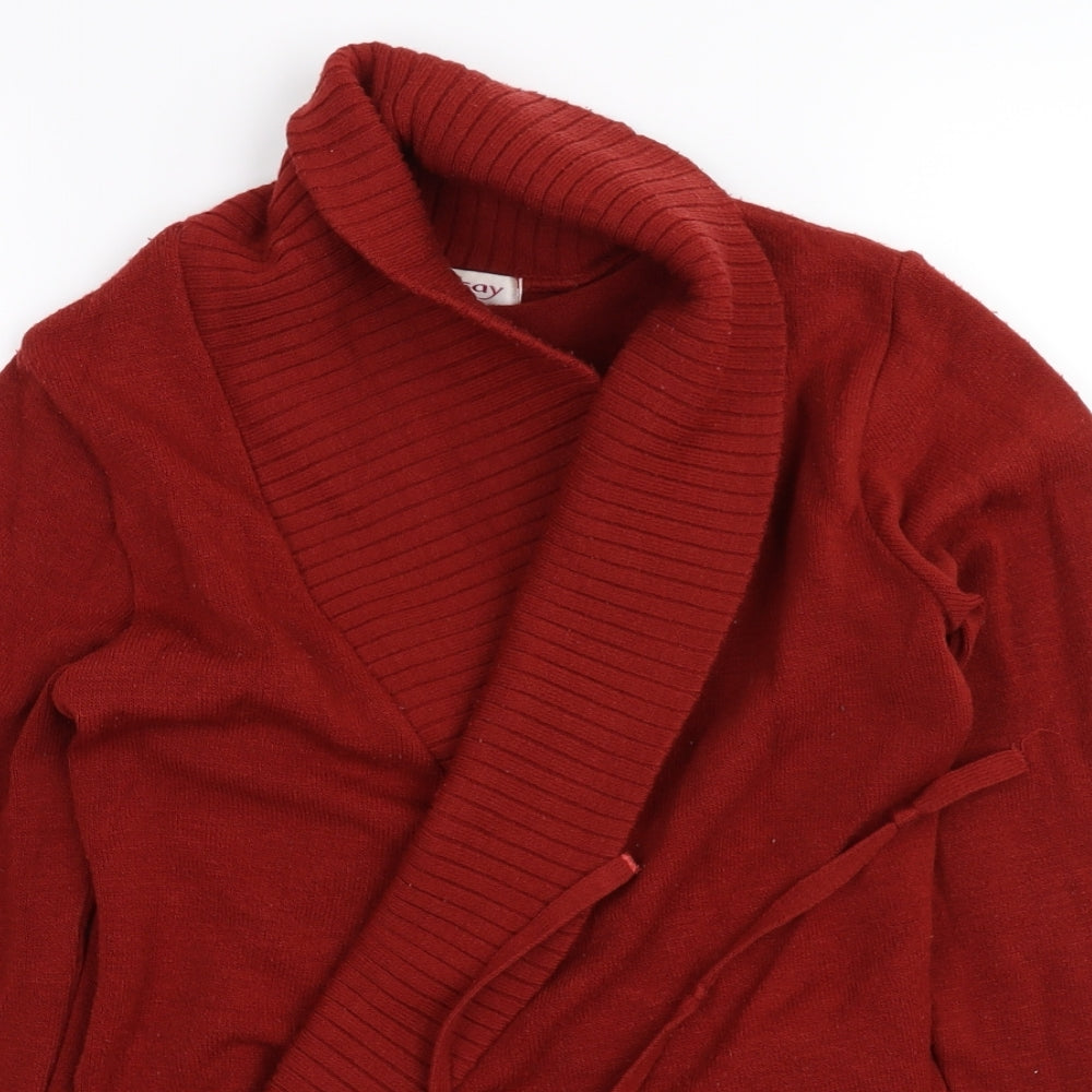 ORSAY Womens Red   Overcoat Coat Size M