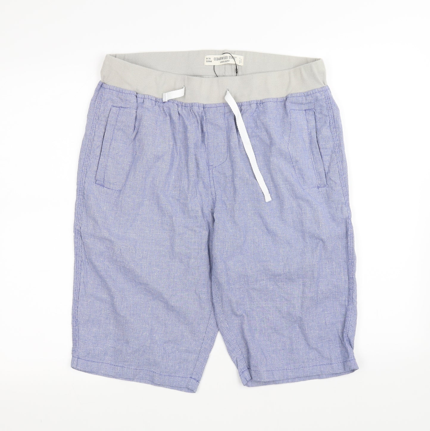 cedarwood state Mens Blue   Sweat Shorts Size 36
